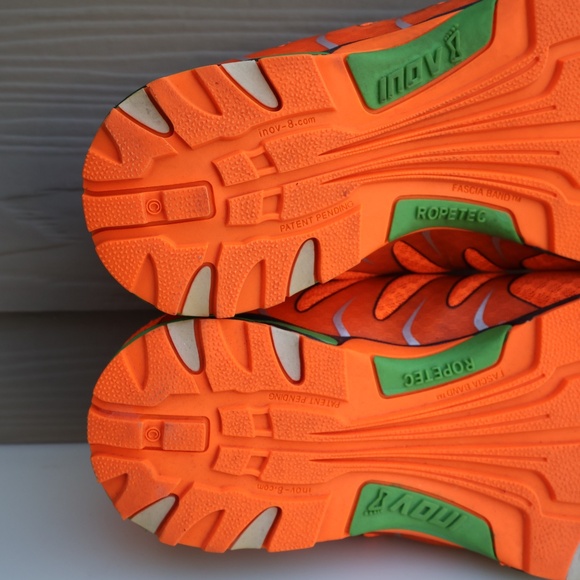 Inov-8 F-Lite 252 Cross Training Shoes Men’s 10.5 Orange Green - Picture 7 of 9